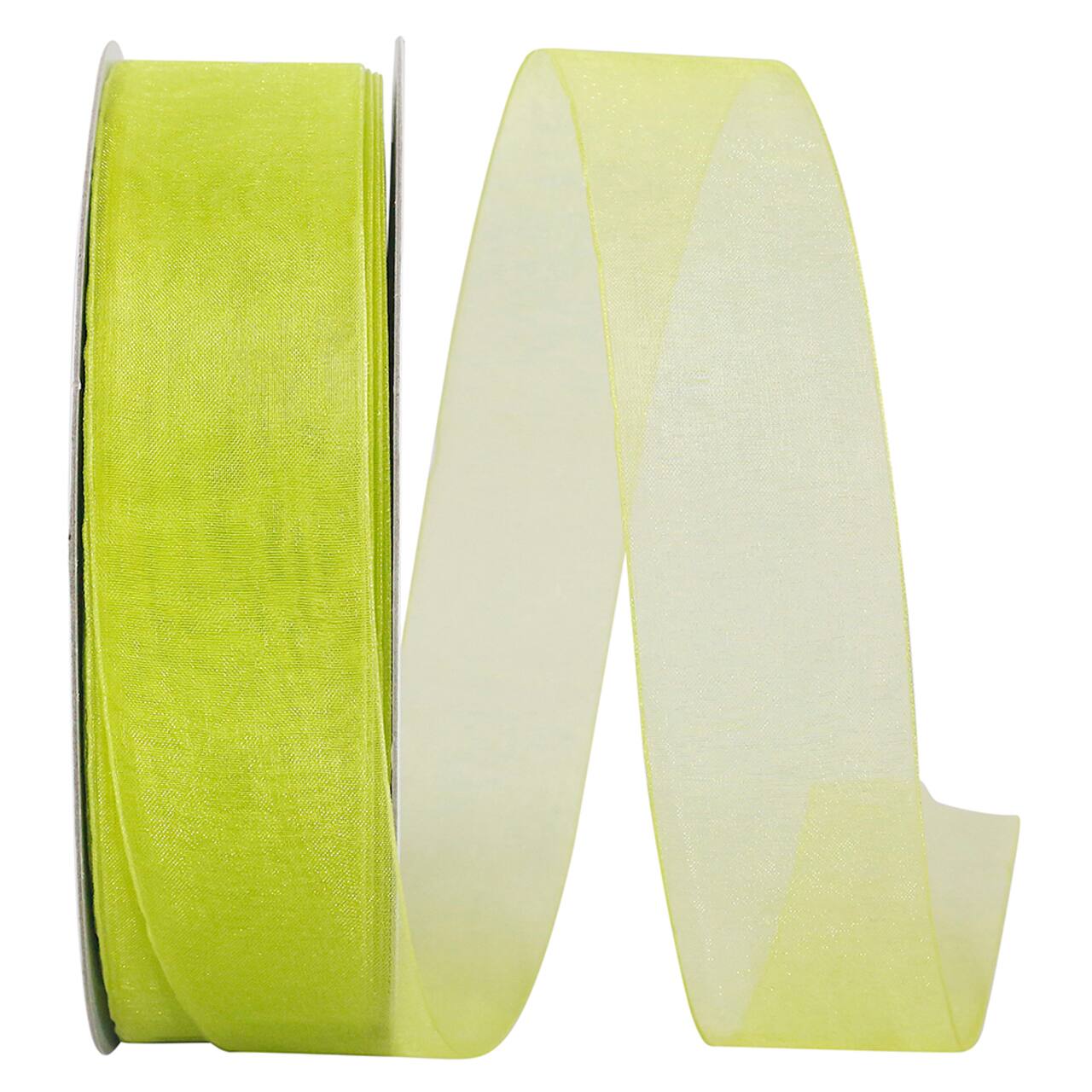 JAM Paper 1.5" x 100yd. Sheer Chiffon Mono Ribbon